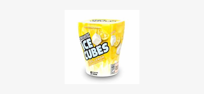 Ice Breakers Ice Cubes Cool Lemon - Orange Soft Drink, transparent png download