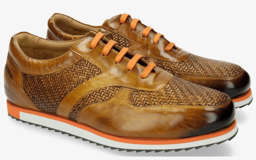 Sneakers Niven 3 Tan Gold Finish Zamora - Walking Shoe, transparent png download