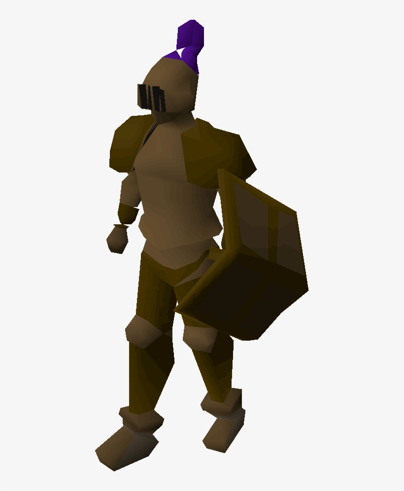 Bronze Armour Set Equipped Old School Runescape Iron Armor PNG Image Transparent PNG Free