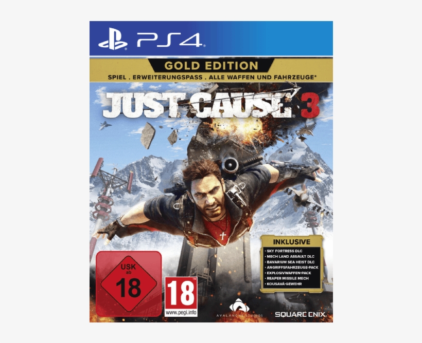 Just Cause 3 Gold Ps4, transparent png download