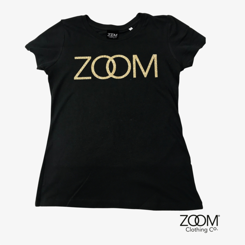 Zoom Gold Glitter On Black T - Maroon 5 Call And Response, transparent png download