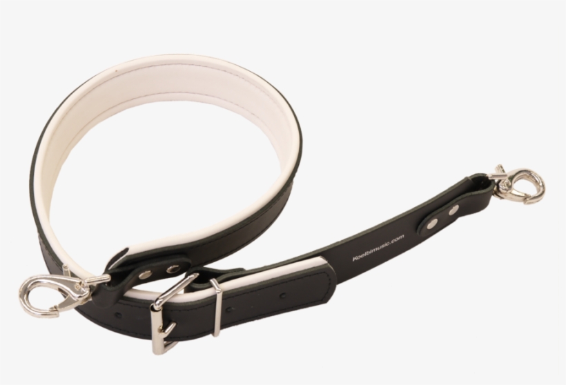 Full Leather Strap, 50mm, Black/white , Item Id - Belt, transparent png download