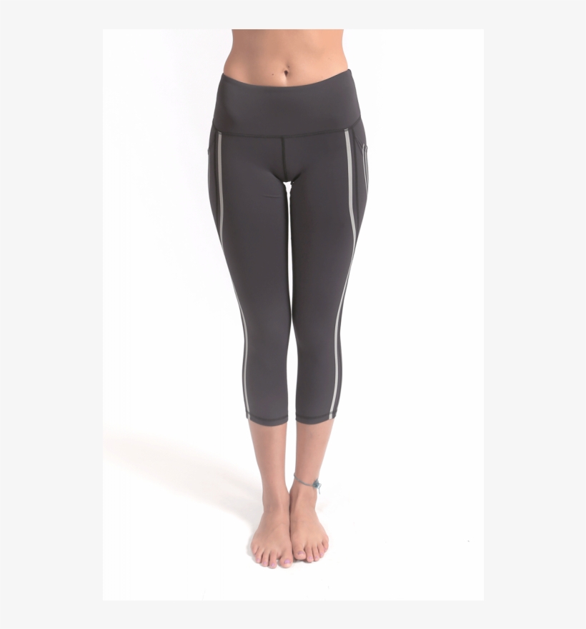 Race Runner Cropskin Racing Stripes - Tights, transparent png download