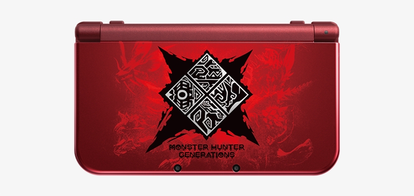 Monster Hunter Generation Red 3ds Xl - New 3ds Xl Monster Hunter Generation, transparent png download