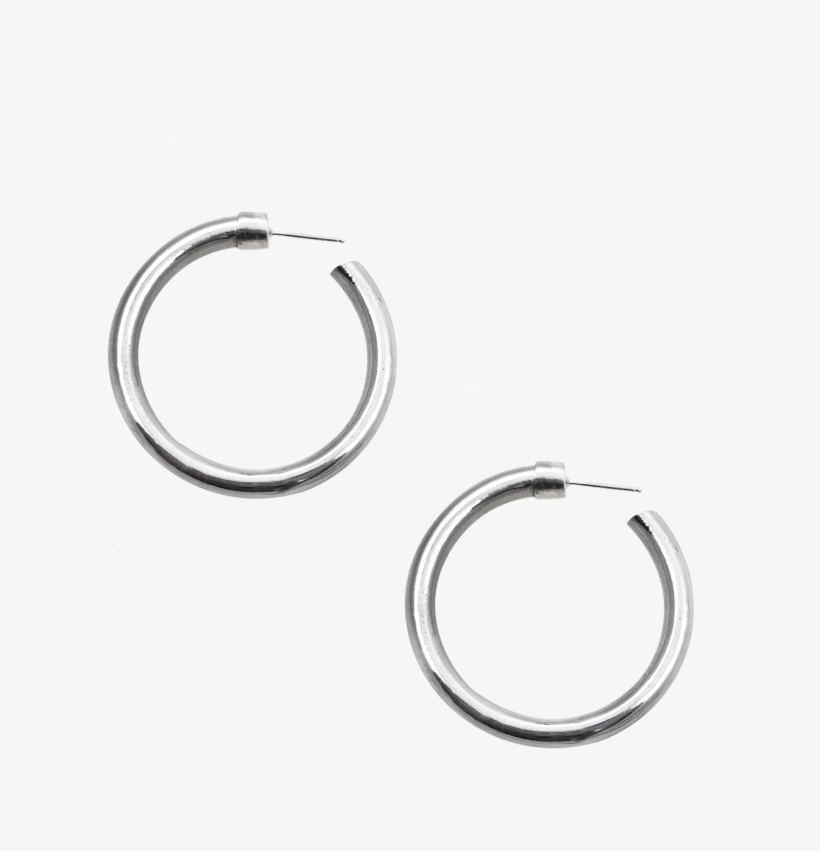 Load Image Into Gallery Viewer, All Around Large Hoop - Earrings, transparent png download