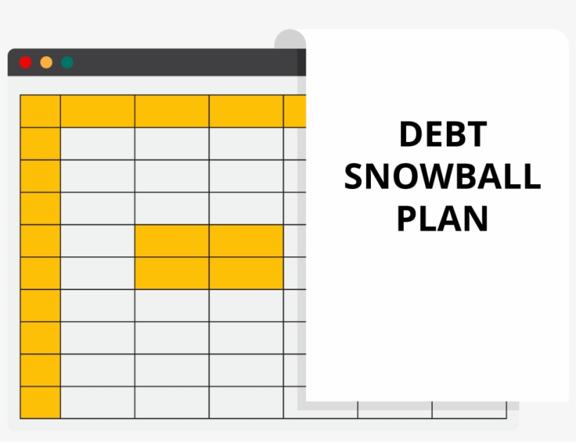 Free Debt Snowball Plan - Number, transparent png download