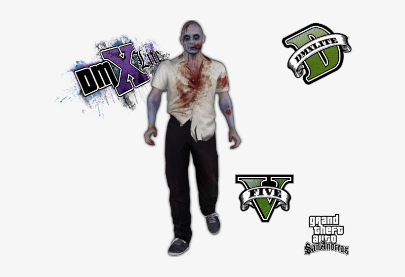 [gta V] Zombie - Gta San Andreas, transparent png download