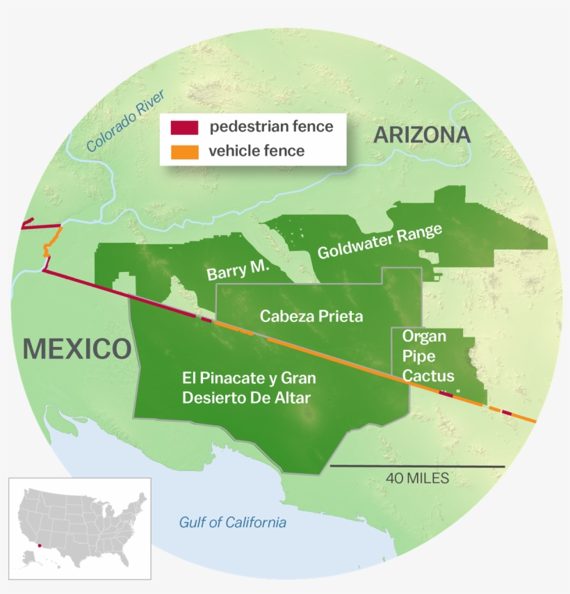 S Is An Ecological - Environmental Impact Trump's Border Wall, transparent png download
