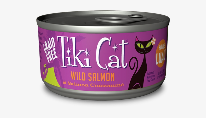Hanalei Luau Wild Salmon In Salmon Consommé - Tiki Cat, transparent png download