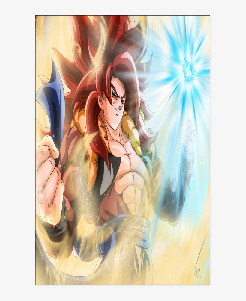 Ss4 Gogeta Poster - Fairy, transparent png download