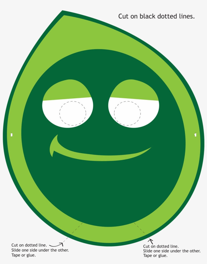 Hippie Butter Halloween Mask Color - Circle, transparent png download