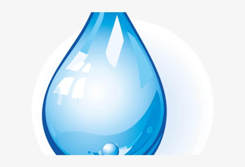 Drawn Water Drop Teal Water - Graphic Design, transparent png download