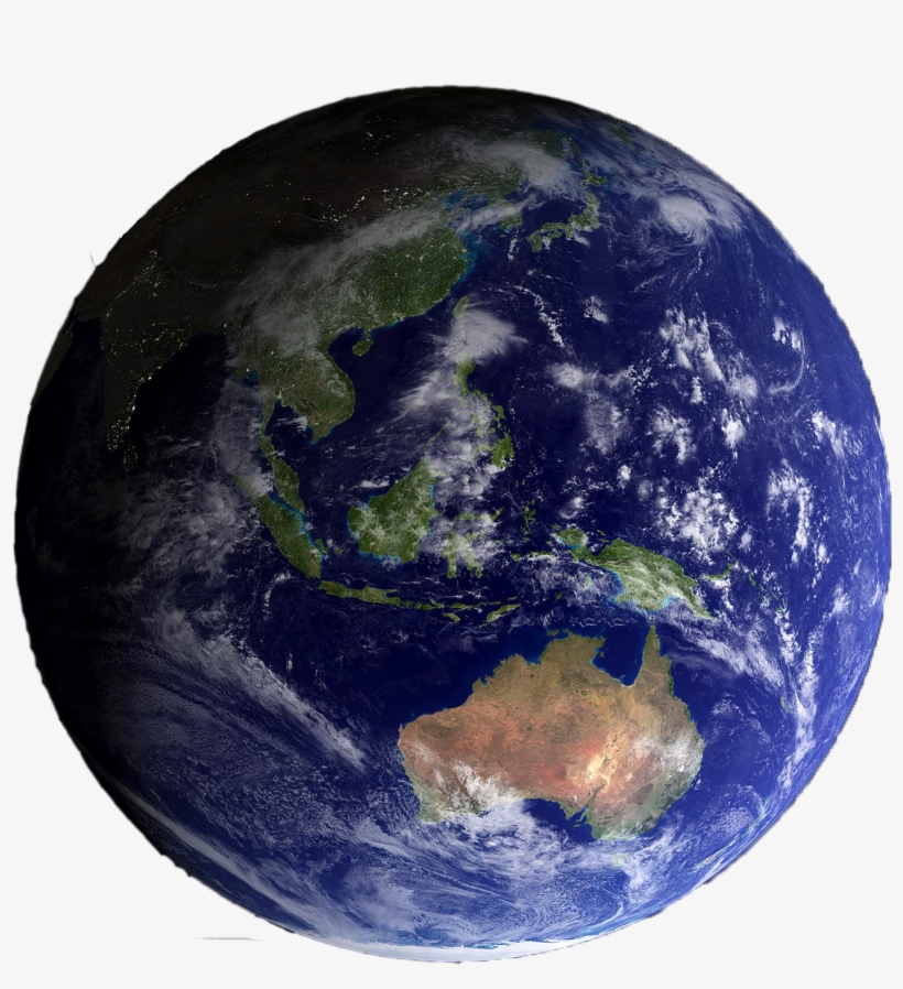 Earth Simple Rework - Australia From Space Nasa, transparent png download