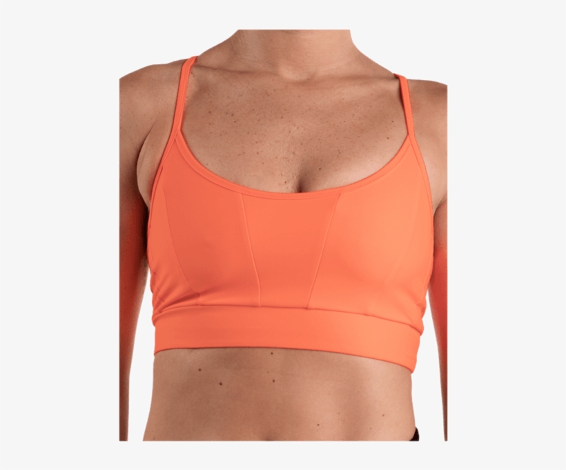 256542102101 Casall W Brilliant Sport Top Model01 Detail - Brassiere, transparent png download