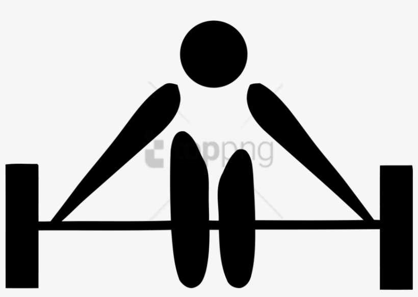 Free Png Olympic Weightlifting Symbol Png Image With - Weight Lifting Symbol, transparent png download