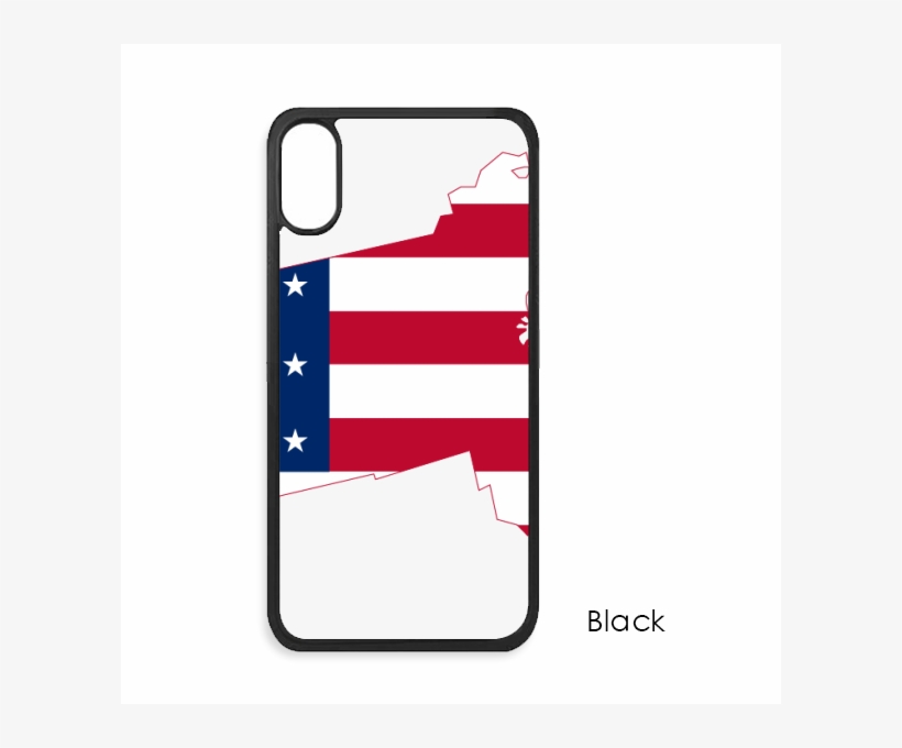 Massachusetts Usa Map Stars Stripes Flag - Mobile Phone Case, transparent png download