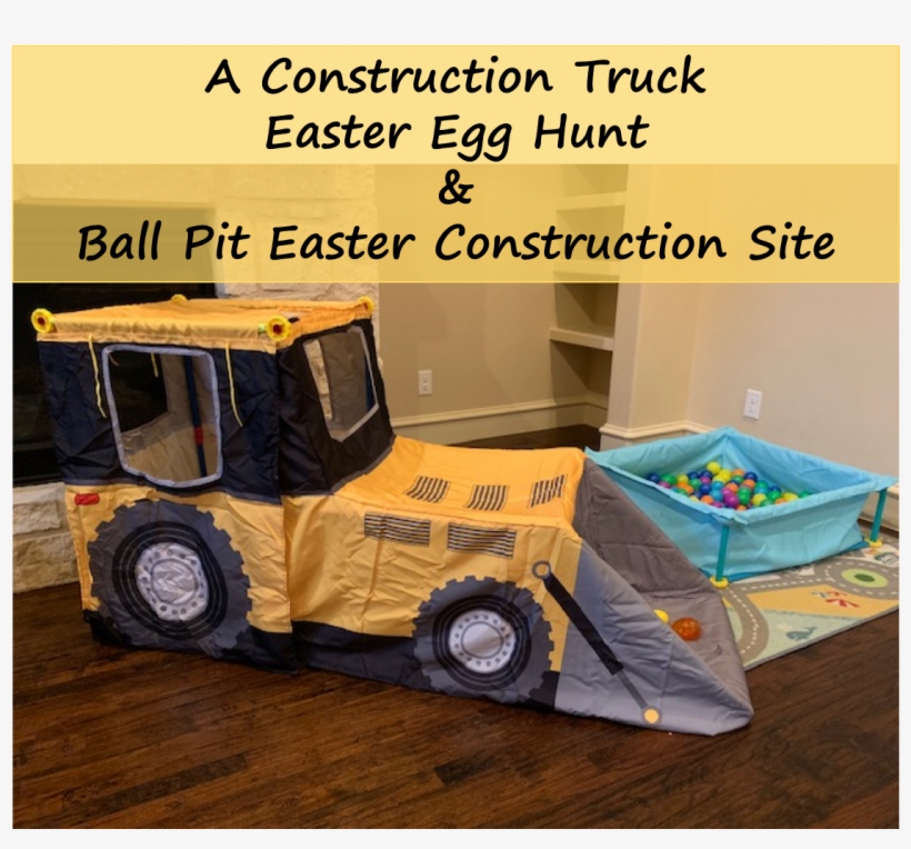Diy Construction Truck Easter Egg Hunt - Bulldozer, transparent png download