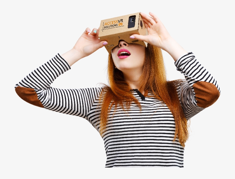 B2b Virtual Reality - Girl, transparent png download