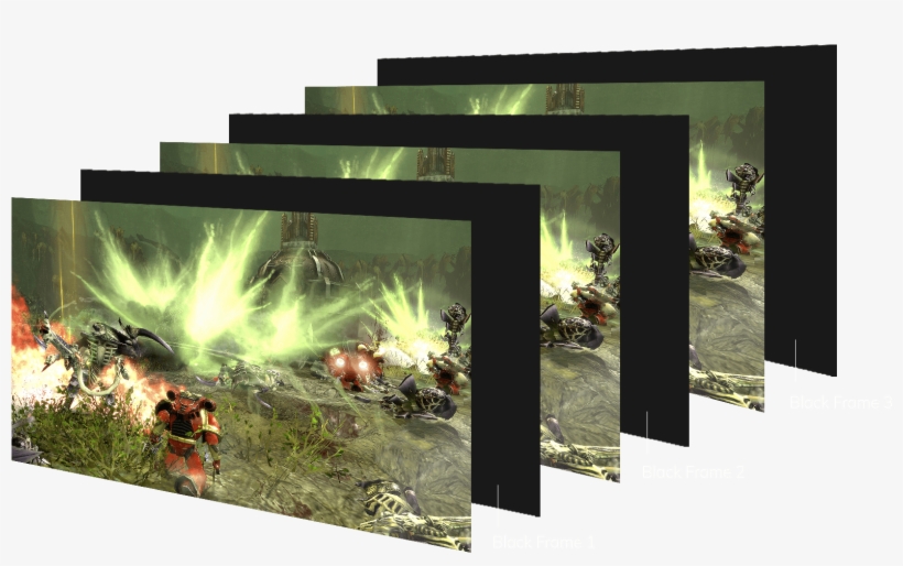 Clearmotion Backlight Strobing Technology Is Tuned - Fire Screen, transparent png download
