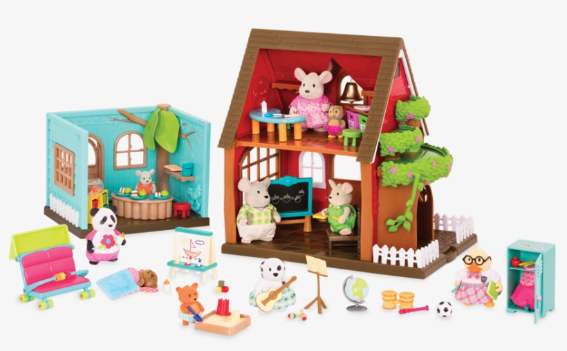 School Housetm & Accessories - Li L Woodzeez School, transparent png download