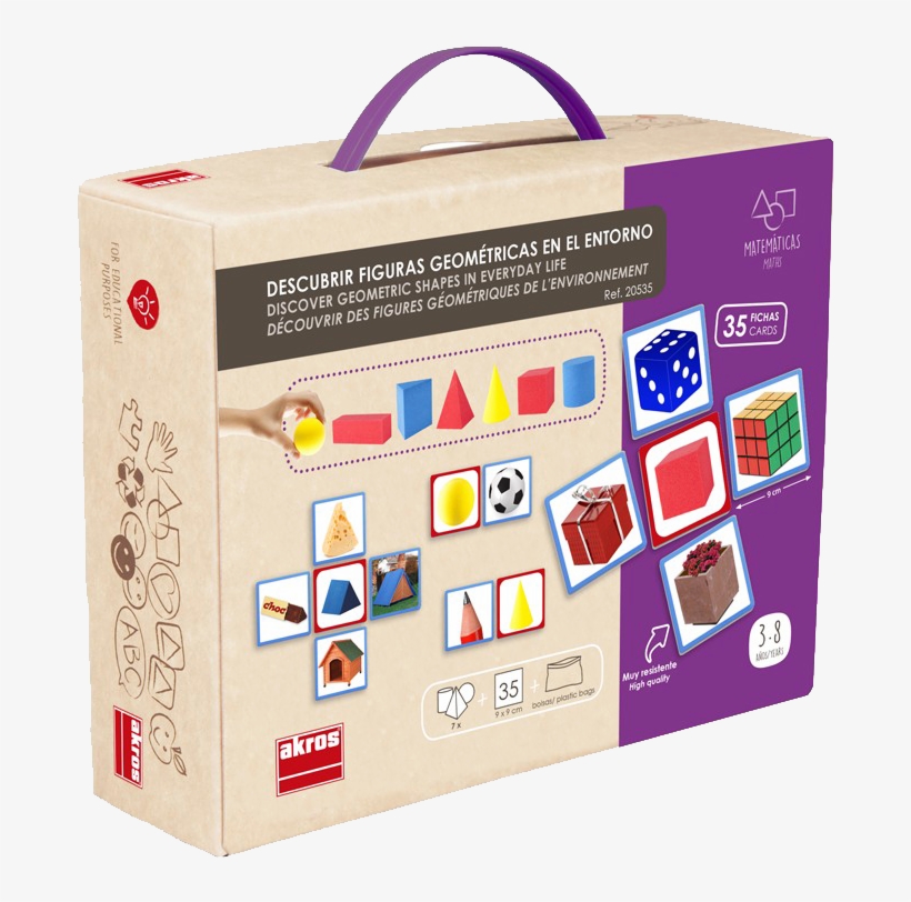 Akros Descubrir Figuras Geometricas Unidad - Caja De Secuencias Temporales, transparent png download