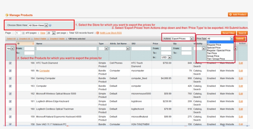 Manage Products - Magento, transparent png download
