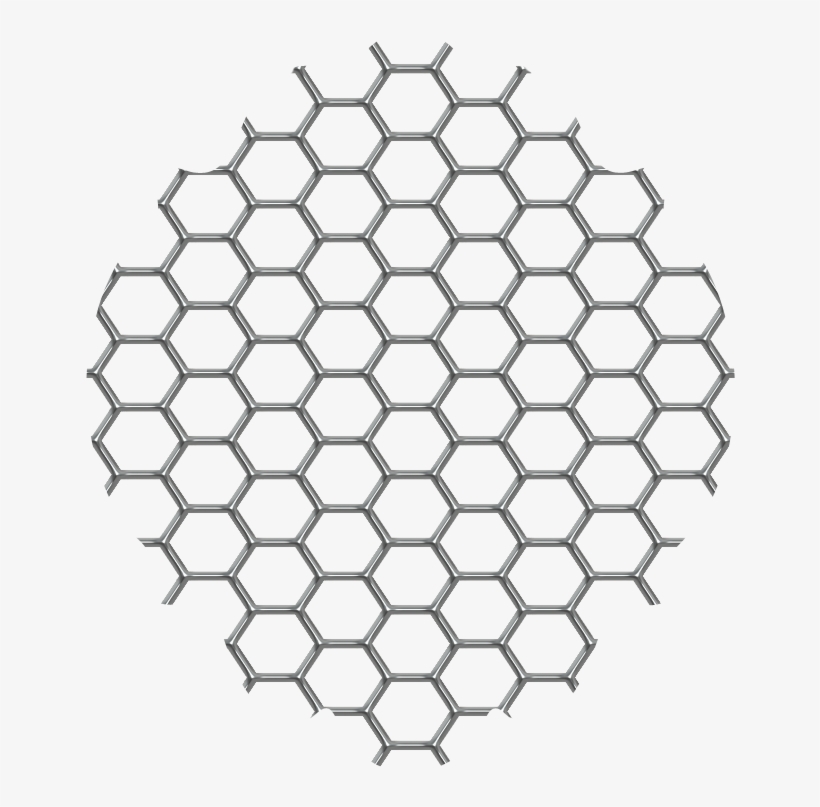 Mesh Transparent 800 X - Hexagon, transparent png download
