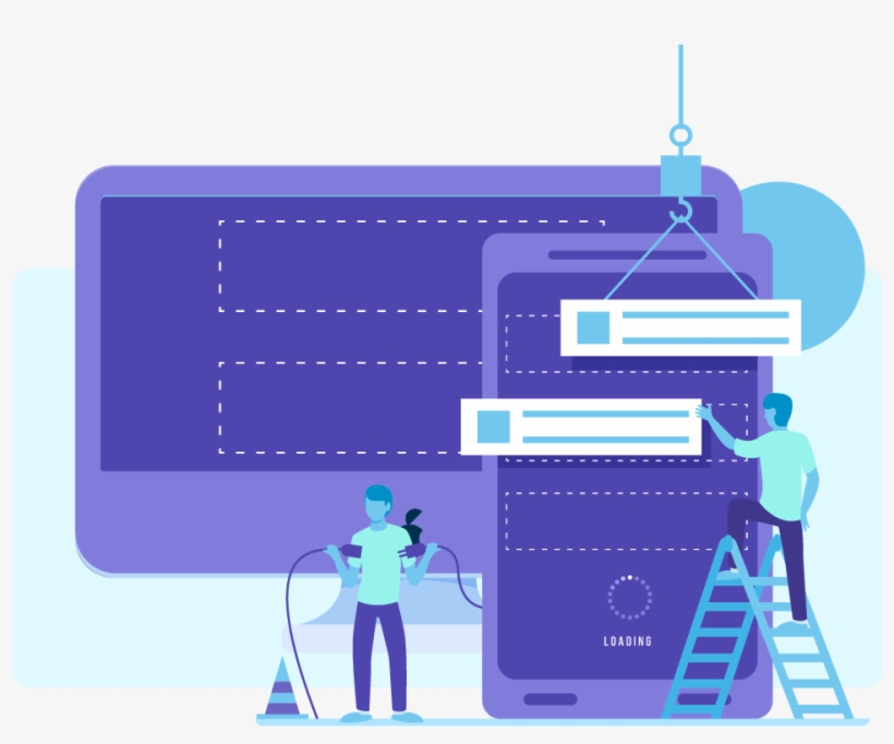 Hero Illustration - Website Maintenance, transparent png download