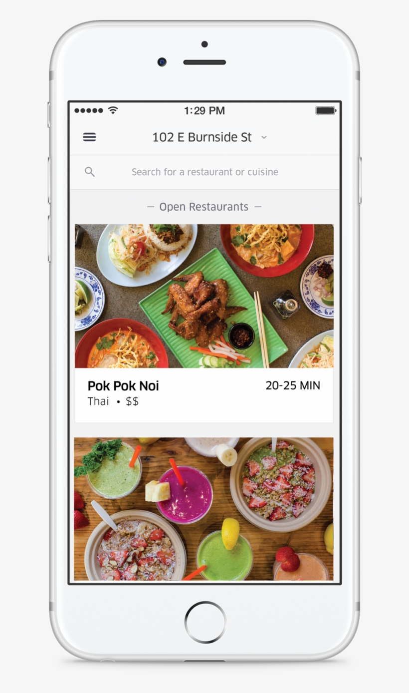Ubereats Restaurant Service Live - Dish, transparent png download