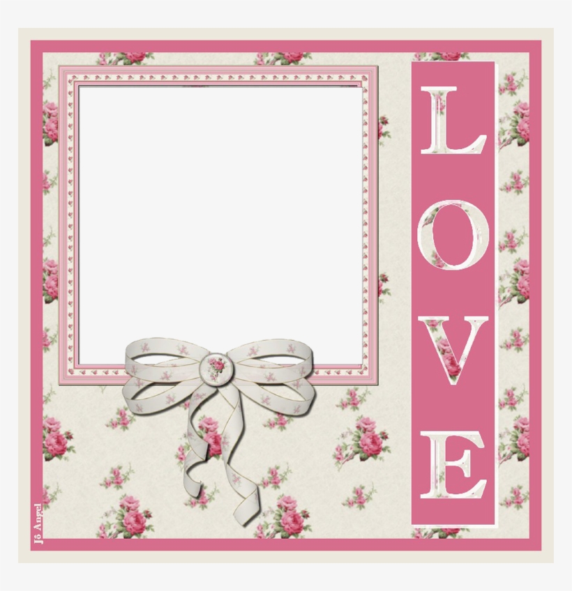 Love Frame - - Floral Design, transparent png download