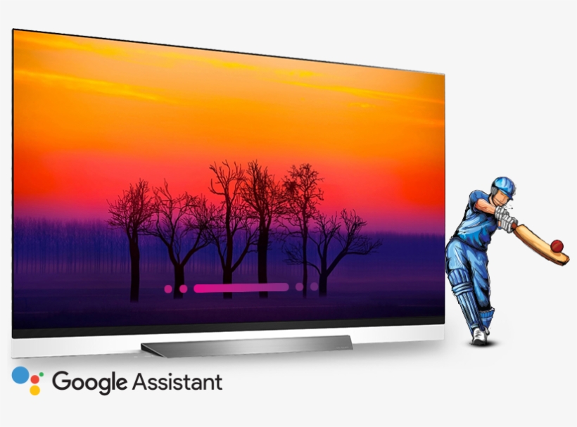 Lg Oled Tv Ai Thinq - Led-backlit Lcd Display, transparent png download