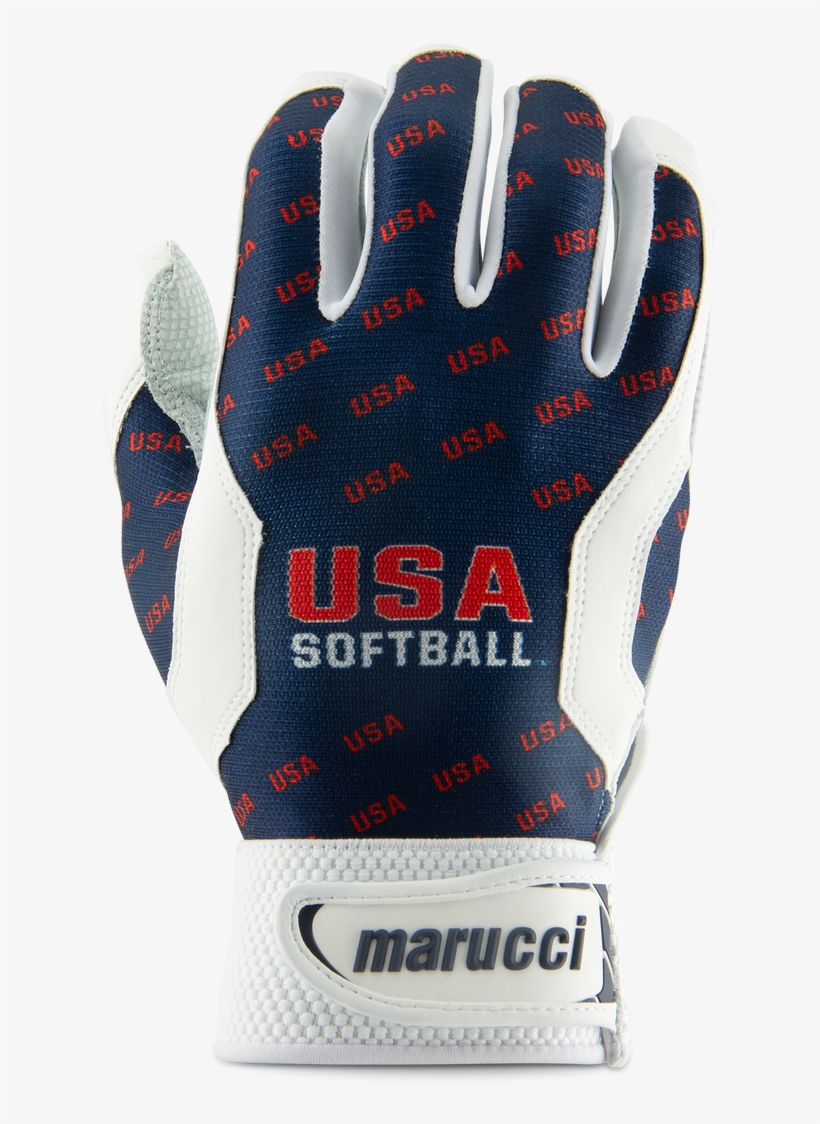 Usa Softball Navy Batting Gloves - Youth Baseball Batting Glove, transparent png download