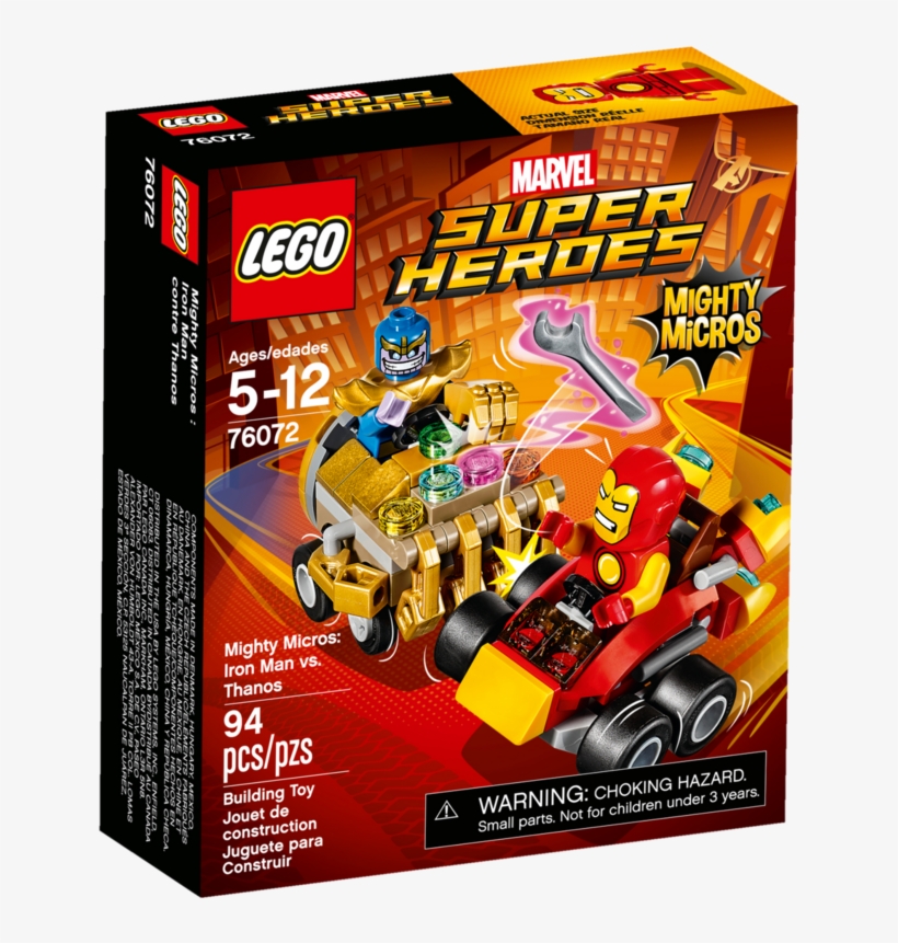 Iron Man Vs Thanos Mighty Micros, transparent png download