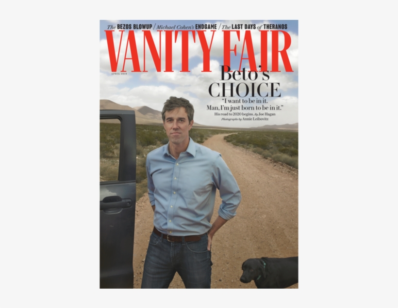 Beto O'rourke Appears On Vanity Fair Cover For Possible - Beto O Rourke Vanity Fair, transparent png download