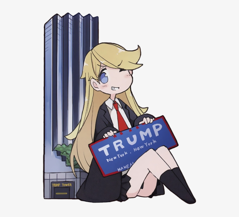 Trump-tan Is Kawaii - 娘 化 特 朗 普, transparent png download