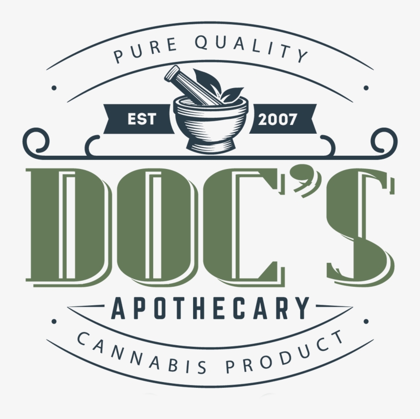 Docs Apothecary Recreational - Label, transparent png download