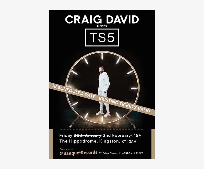Cd260117 - Craig David The Time Is Now, transparent png download