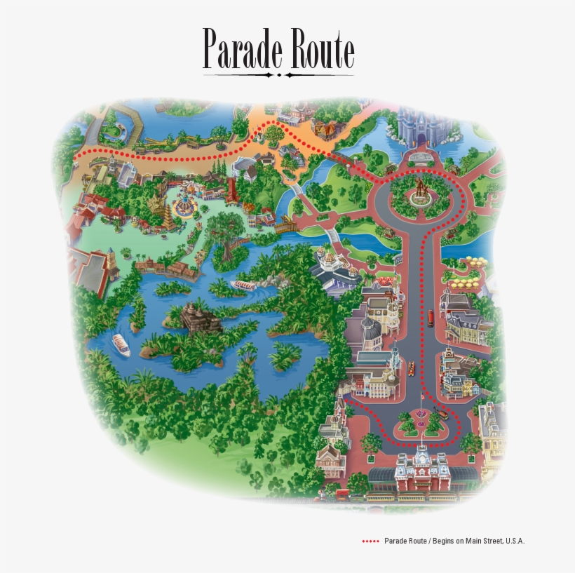 Now The Good News For A Lot Of People, And Bad News - Disney World Magic Kingdom Map, transparent png download