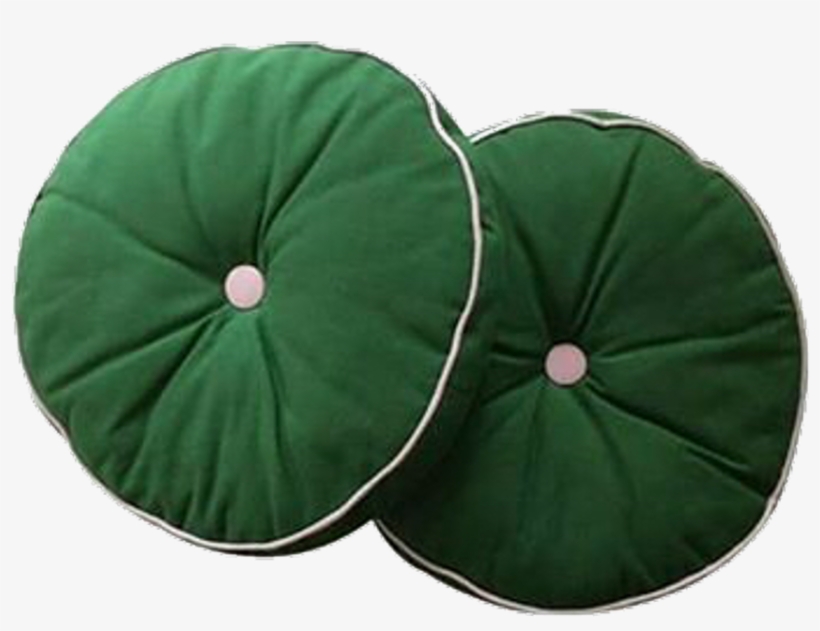 Moodboard Polyvore Png Polyvorepng Pillow Pillows Green - Cushion, transparent png download