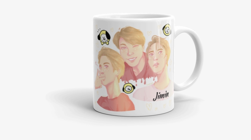 Park Jimin Bts Bangtan Boys Chimi K-pop Coffee Mug - Coffee Cup, transparent png download