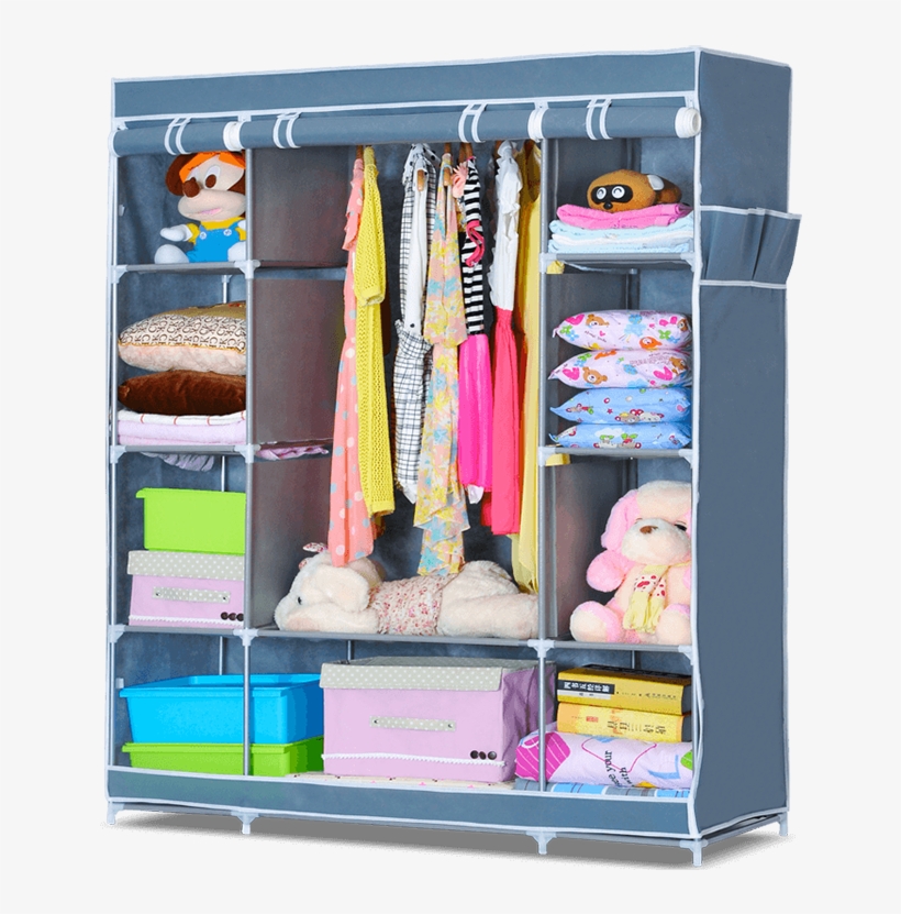 Best Quality Dustproof Storage Non Woven Fabric Folding - Wardrobe, transparent png download