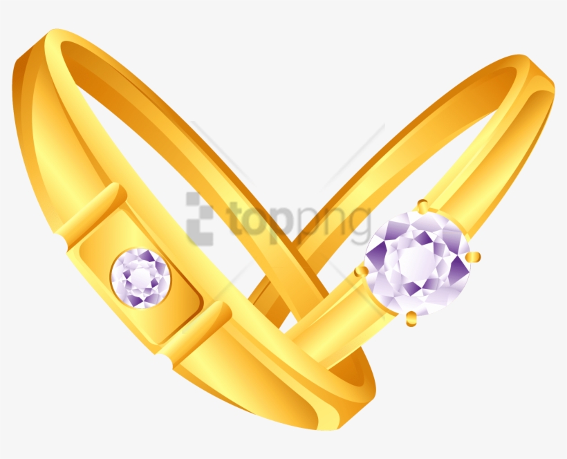 Free Png Diamond Wedding Rings Png Png Image With Transparent - Engagement Ring Png File, transparent png download
