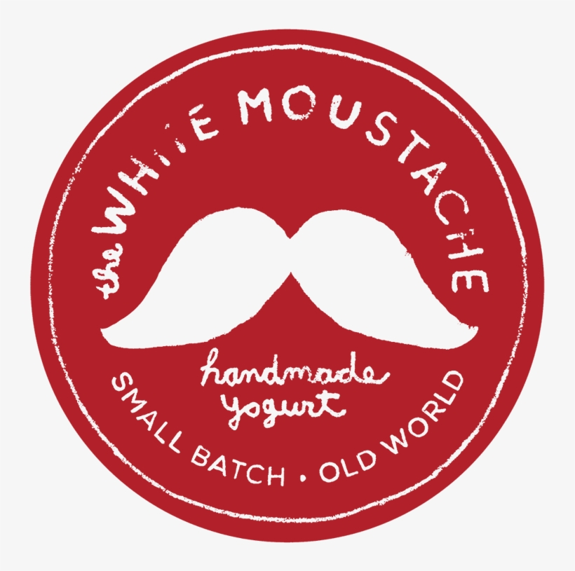 Pug White Moustache - Moustache, transparent png download