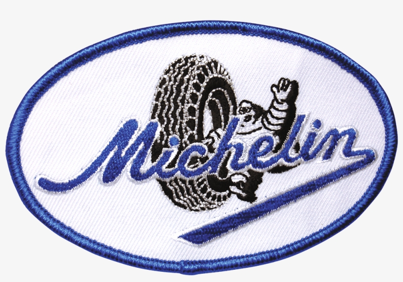 Vintage Michelin Script Logo Oval - Michelin 1950 Logo, transparent png download
