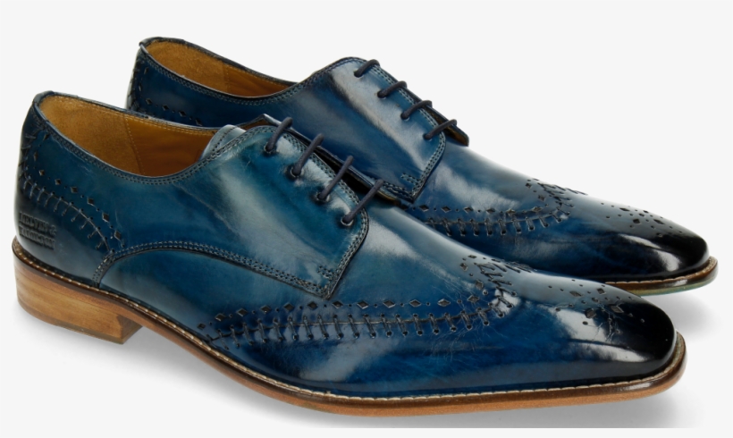 Clark 1 Baby Brio Mid Blue Derby Shoes - Suede, transparent png download