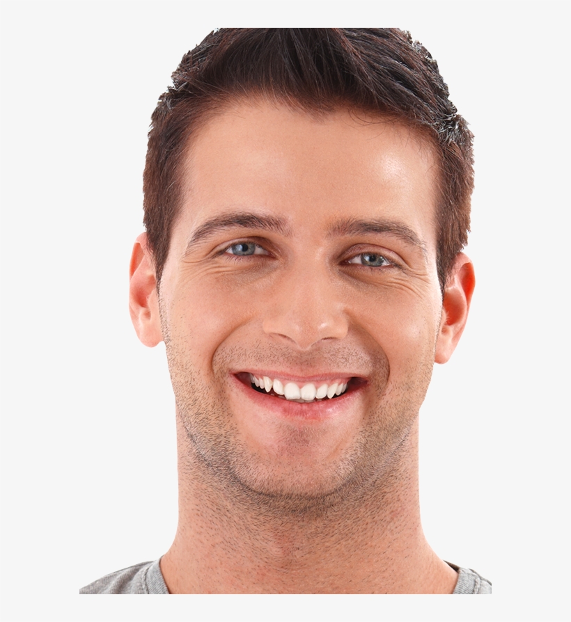 Portrait Of Handsome Smiling Young Man Against Plain - Person Smiling, transparent png download