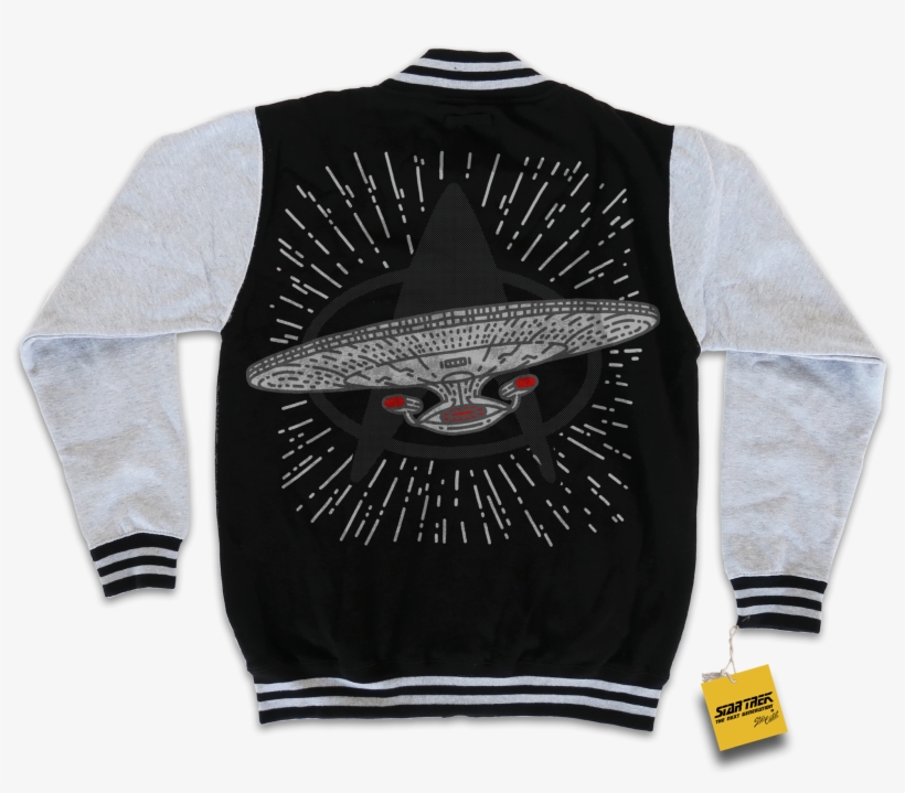Star Trek - Enterprise - Bomber Jacket - Long-sleeved T-shirt, transparent png download