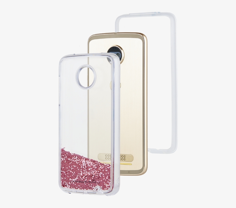 Waterfall Rose Gold Case For Motorola Moto Z2 Force, - Smartphone, transparent png download