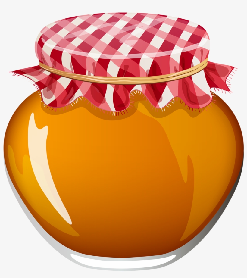 Bees🐝bears🐝honey Honey, Bears, Clip Art, Marmalade, - Jar Of Jelly Png, transparent png download