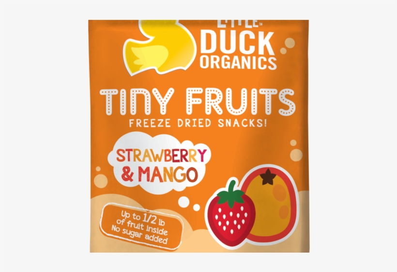 Fruit Water Splash Clipart Duck - Strawberry, transparent png download